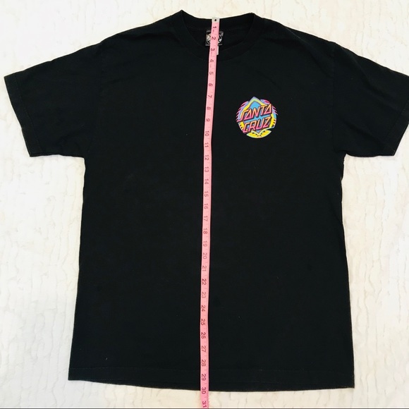 [Santa Cruz Slateboards] Rainbow Black Tee - Picture 5 of 8